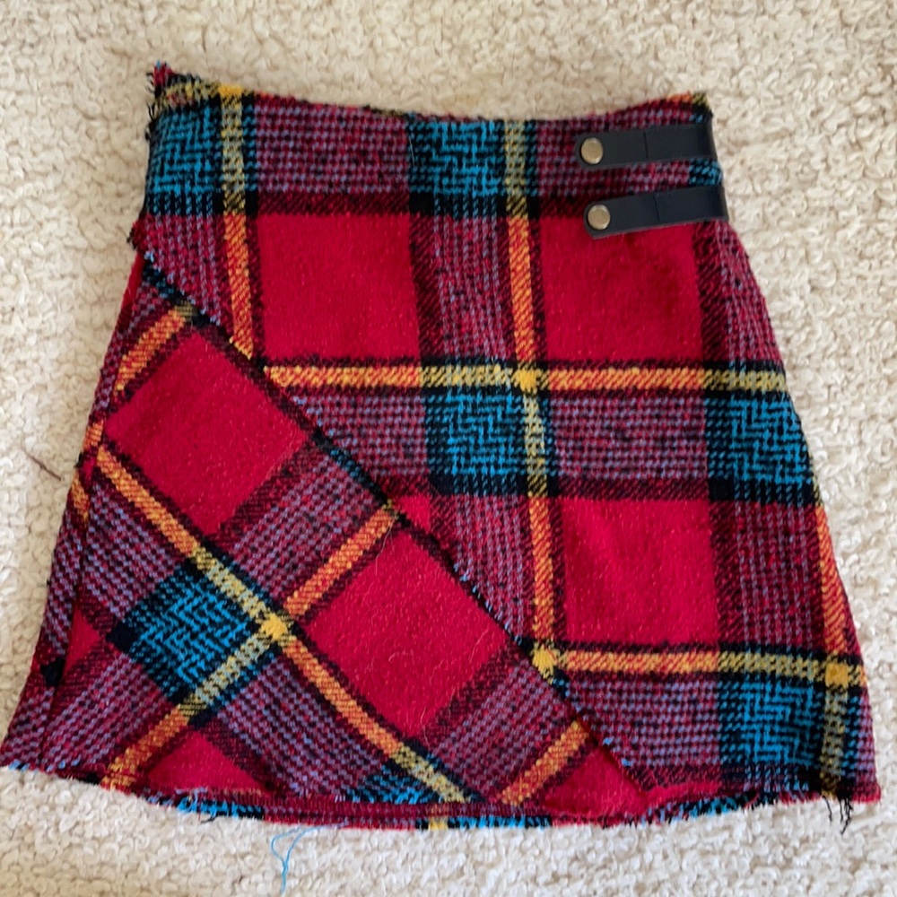 NWT Urban Outfitters plaid mini skirt